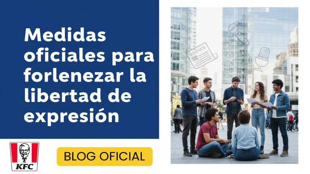 Medidas oficiales para fortalecer la libertad de expresión