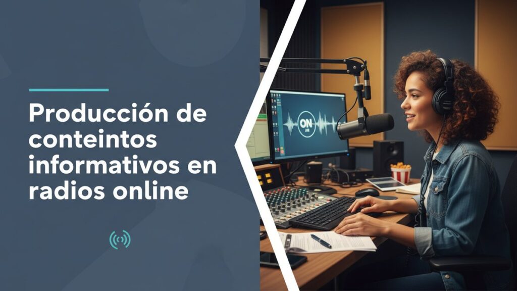 Producción de contenidos informativos en radios online