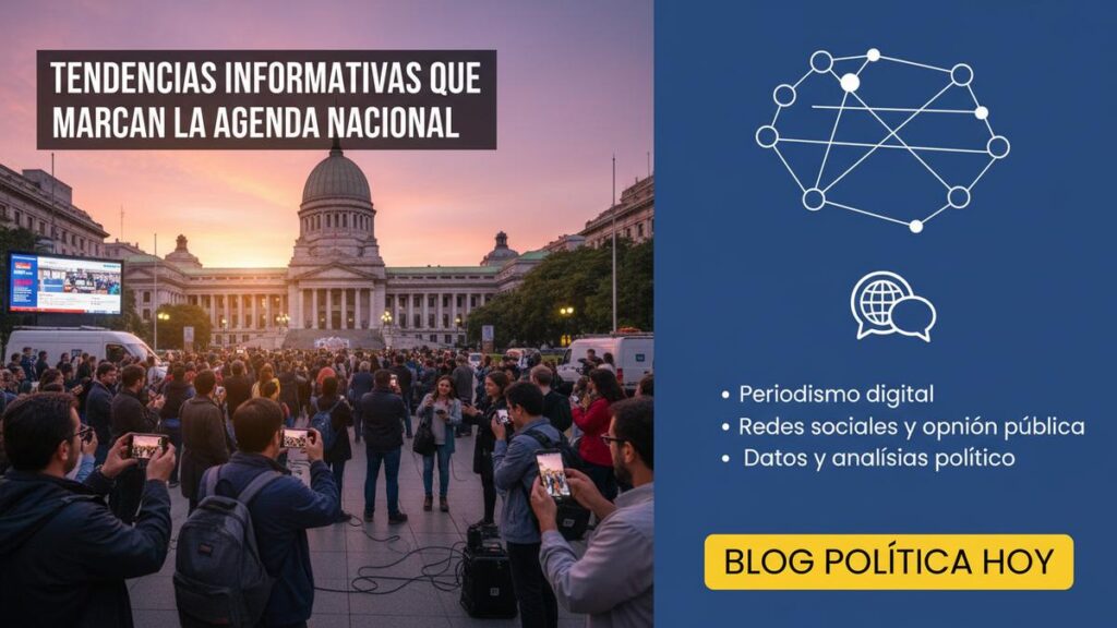 Tendencias informativas que marcan la agenda nacional
